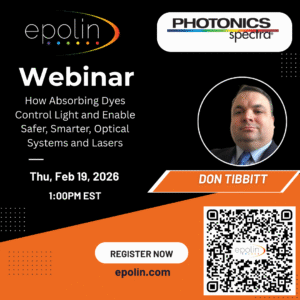 Epolin Photonics Webinar Don Tibbit